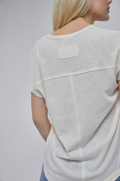 Gracie Basic Tee - Cream