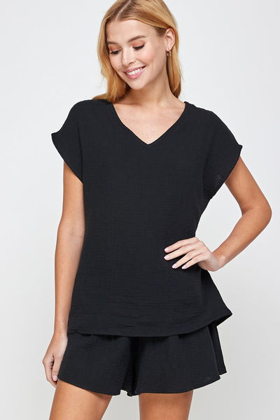 Alivia Shorts Set - Black