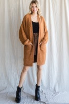 Never Far Cardigan - Caramel