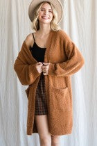 Never Far Cardigan - Caramel