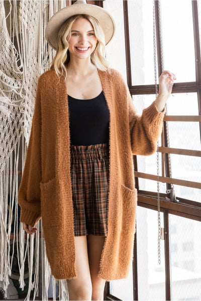 Never Far Cardigan - Caramel