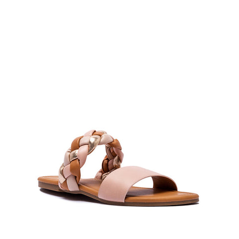 Blair Braided Sandal - Nude