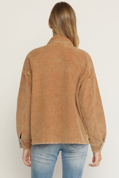 Alayah Corduroy Jacket - Camel
