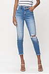 Isla High Rise Cropped Skinny Jean