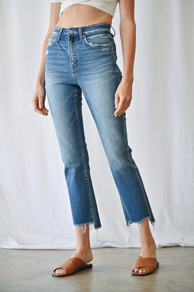 Lilah Super High-Rise Straight Jeans