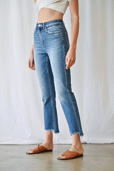 Lilah Super High-Rise Straight Jeans