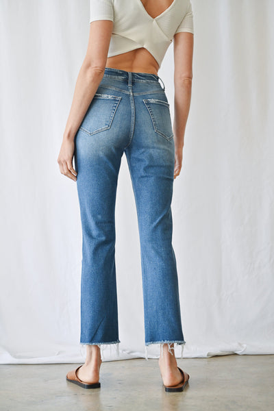 Lilah Super High-Rise Straight Jeans