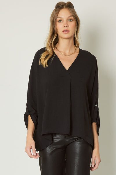 Count Me In V-Neck Top