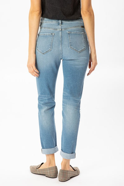 High Rise Cuffed Jean