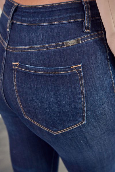 Averie High Rise Button Fly Skinny Jeans