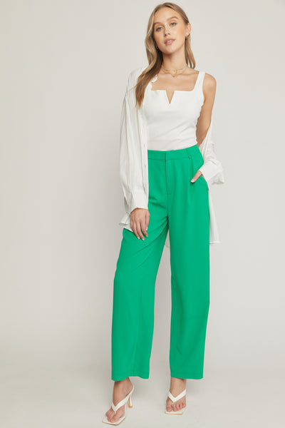 Falling For You Pants - Kelly Green