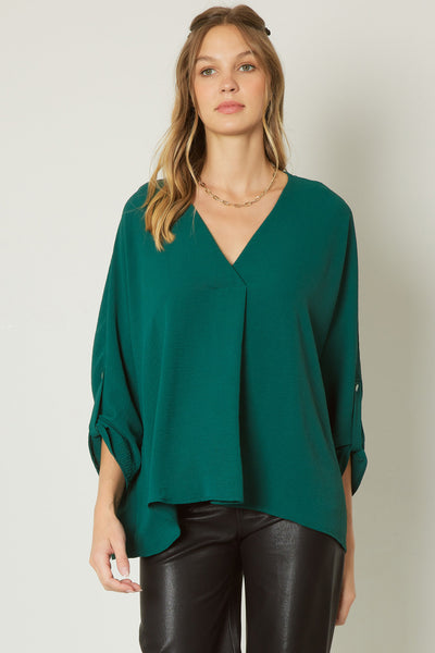 Count Me In V-Neck Top