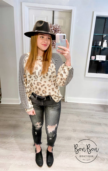 Nyla Leopard Top