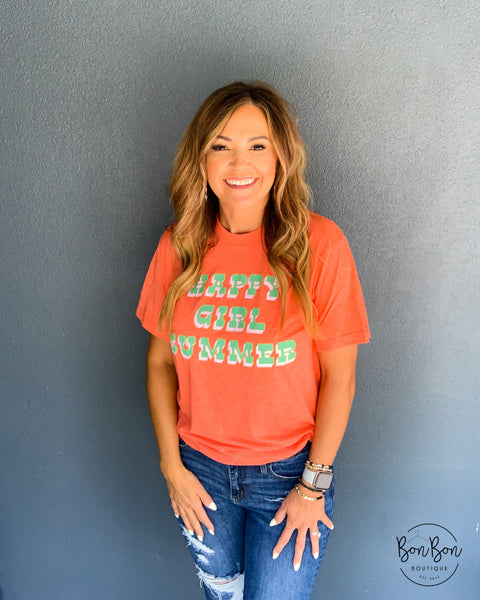Happy Girl Summer Tee