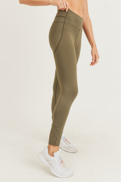 Booty Lift Leggings - Olive