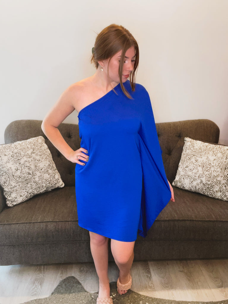 Such a Stunner Dress - Royal Blue